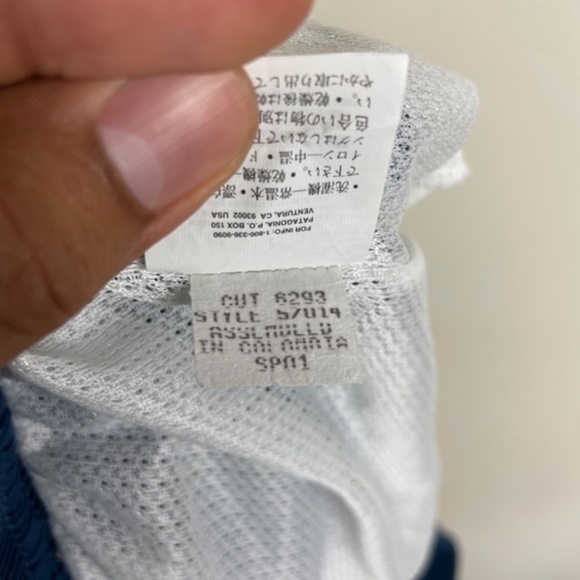 Vintage Patagonia‎ Baggies 90's Retro Navy Drawstring 3 inch Shorts - Picture 8 of 8